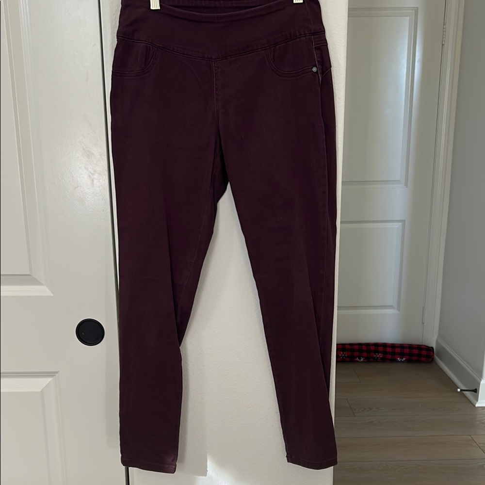Style & Co. Women's Burgundy Jeggings